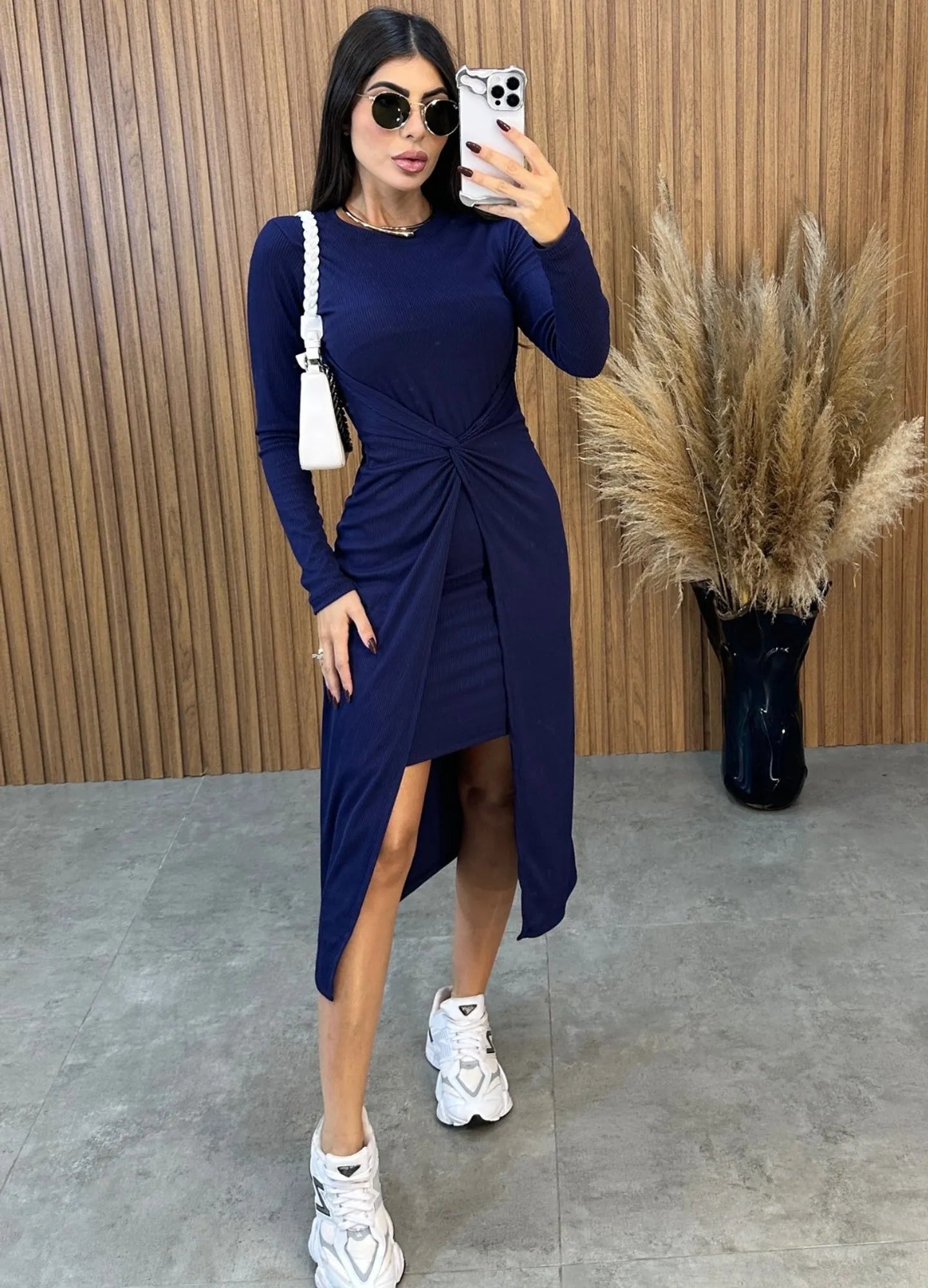 vestido Lais Manga Longa (Últimas Unidades)