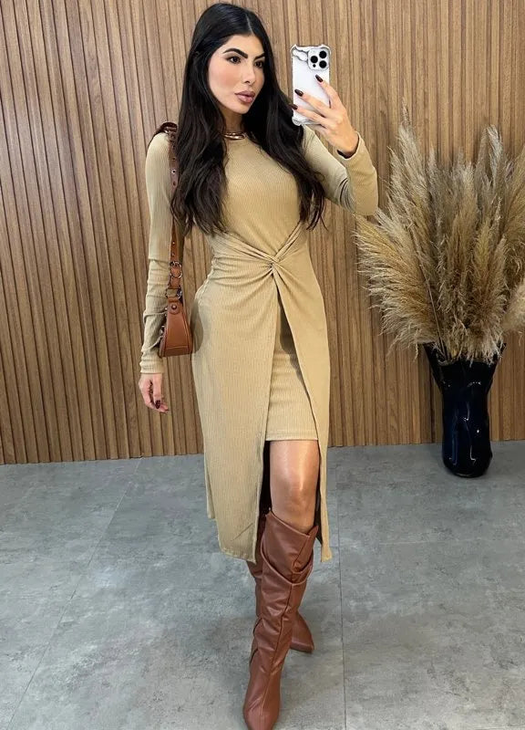 vestido Lais Manga Longa (Últimas Unidades)