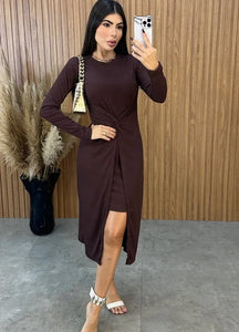 vestido Lais Manga Longa (Últimas Unidades)