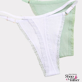 [LANÇAMENTO COMPRE 3 LEVE 5] Calcinha CottonSexy - FRETE GRÁTIS