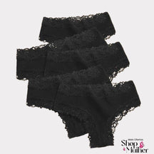 [PROMOÇÃO DE LANÇAMENTO COMPRE 5 LEVE 10] Calcinha Algodão CottonLace - FRETE GRÁTIS