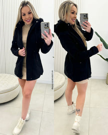 Parka Lã Batida Ingrid