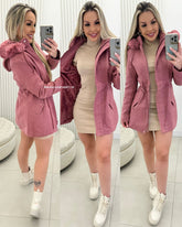 Parka Lã Batida Ingrid Rosa