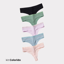 [COMBO EDIÇÃO LIMITADA COMPRE 4 LEVE 5] Calcinha CottonConfort® - FRETE GRÁTIS