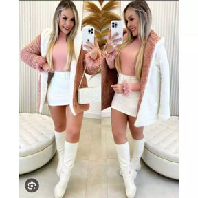 Casaco Teddy Dupla Face