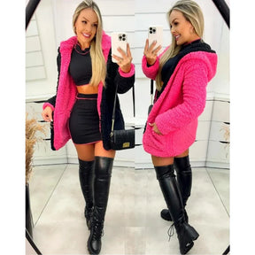 Casaco Teddy Dupla Face