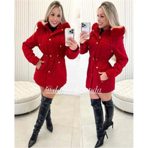Parka Lã Batida Ingrid