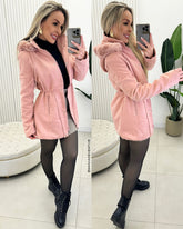 Parka Lã Batida Vanuza Rosa